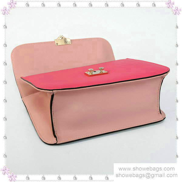 2014 Valentino Garavani shoulder bag 00336 pink - Click Image to Close